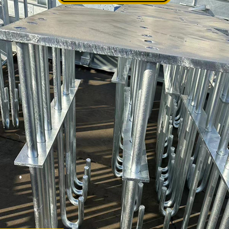 Perno de anclaje de mango de paraguas perno de anclaje galvanizado en caliente de doble cabeza tornillo de fijación completa fijación de fijación