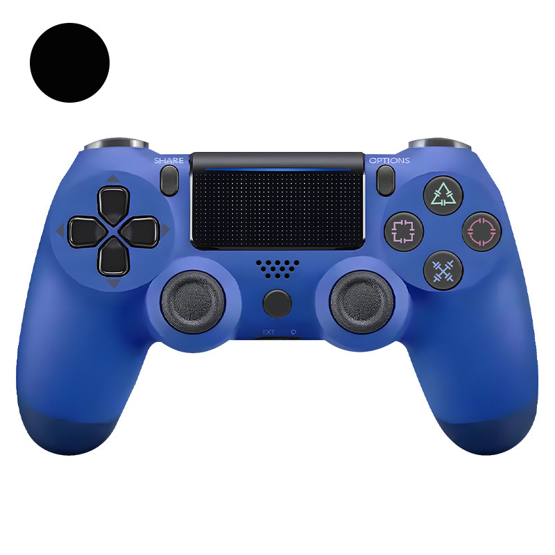 Control Inalámbrico Bluetooth P4 de ABS con Doble Motor de Vibración para Consola P4 y PC