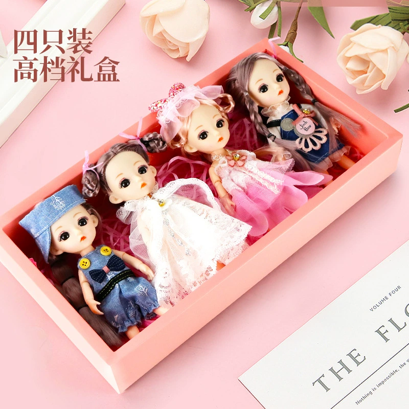 Doll Gift Set, Realistic Princess Outfits in Gift Box, Multi-Pack Options