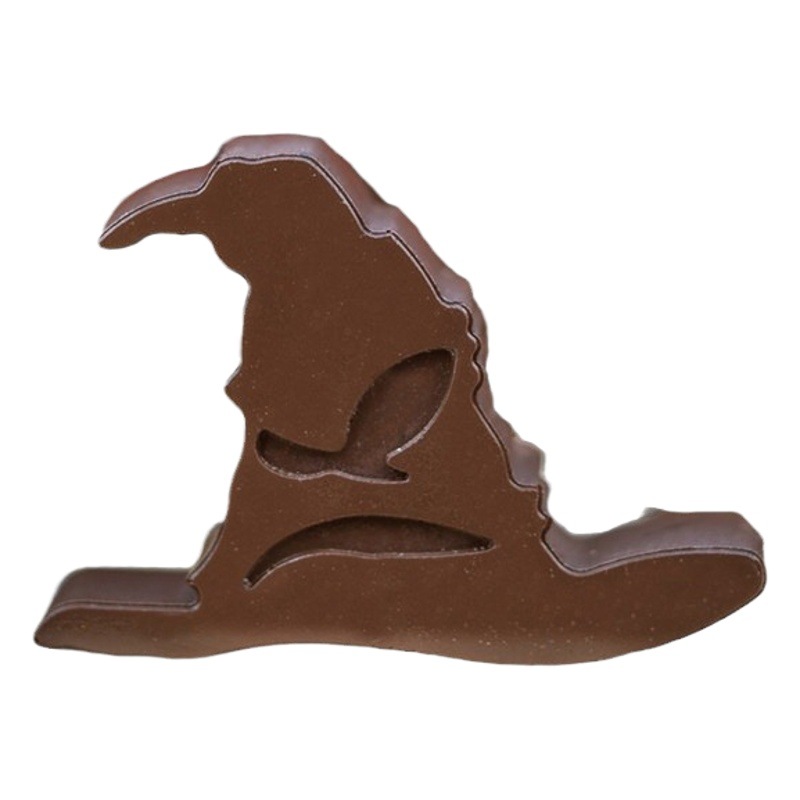 Harry Potter de dibujos animados cubo de hielo de chocolate molde rama tapa insignia molde de pastel de silicona