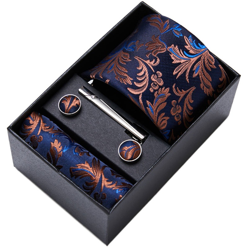 Fabricante en stock de los hombres corbata caja regalo traje ropa formal negocios boda trabajo grupo camisa accesorios verano nuevo