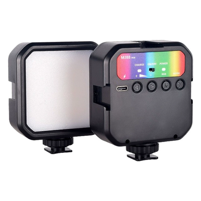 Светодиодный мини-карманный портативный заполняющий свет мобильный телефон камера фотография красота мягкий свет RGB полноцветная атмосфера прямая трансляция