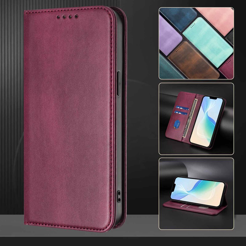 Suitable for Moto Edge 60Fusion Mobile Phone Case G15 Retro Pattern G75 Anti-Theft Brushed Leather Case G84 Protective Cover