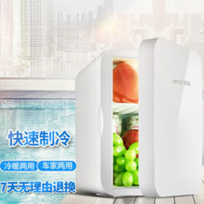 Xia Xin 8L Car Refrigerator Household Semiconductor Fresh-Keeping Refrigerator Facial Mask Medicine Small Refrigerator Factory Direct Sale