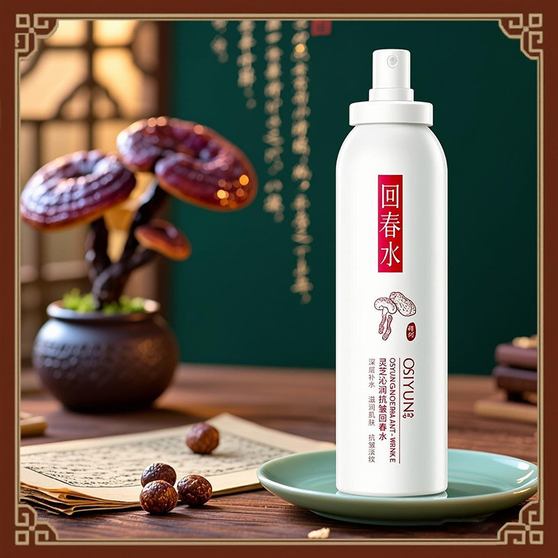 Ou Siyun 霊芝抗シワ若返り水さわやか非ベタつきトナー保湿スプレー保湿メーカー卸売|undefined