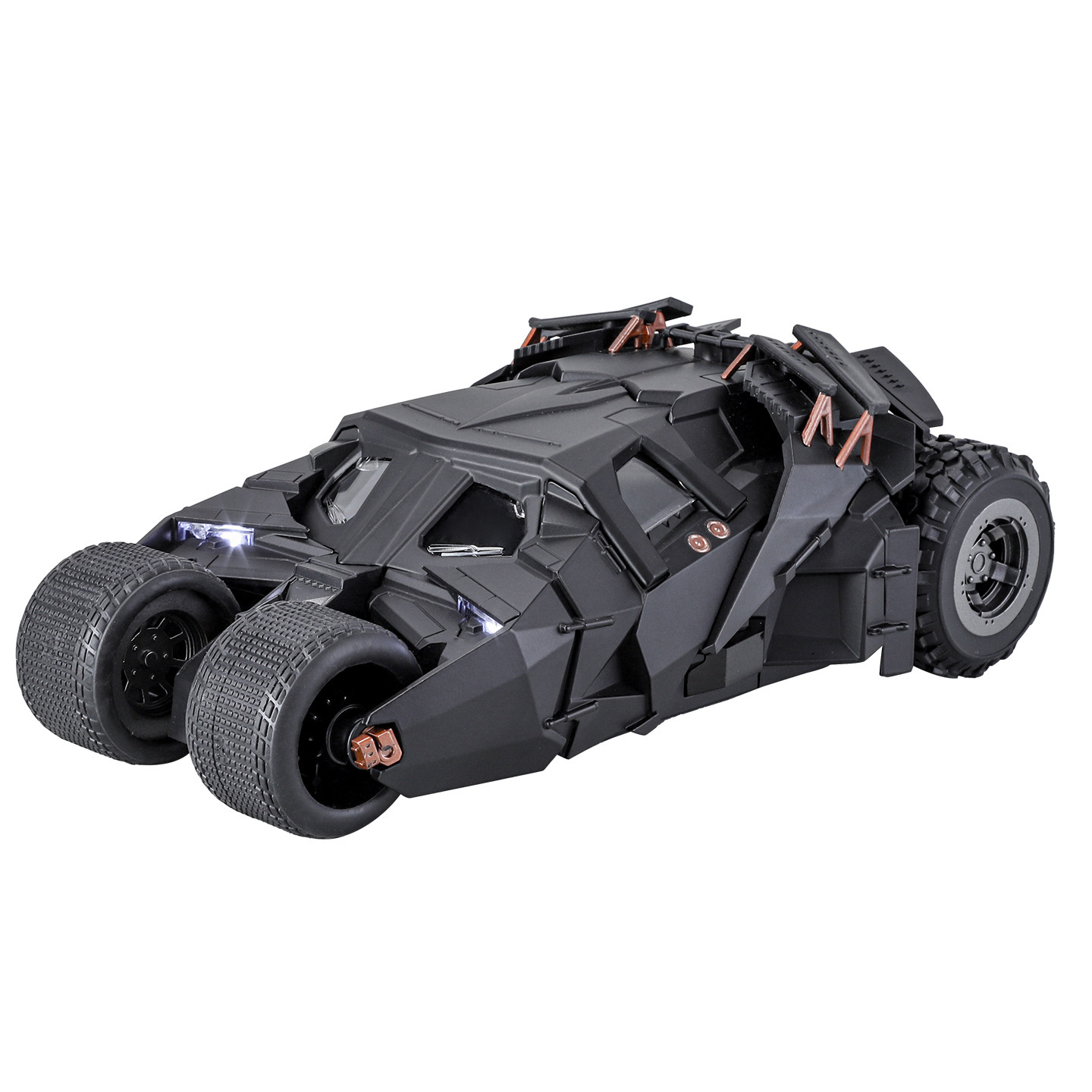 1:24 Genuine Batimóvil-Dark Knight Alloy Model Simulación Sonido y Luz Return Fuerza Spray Chariot Juguetes para niños