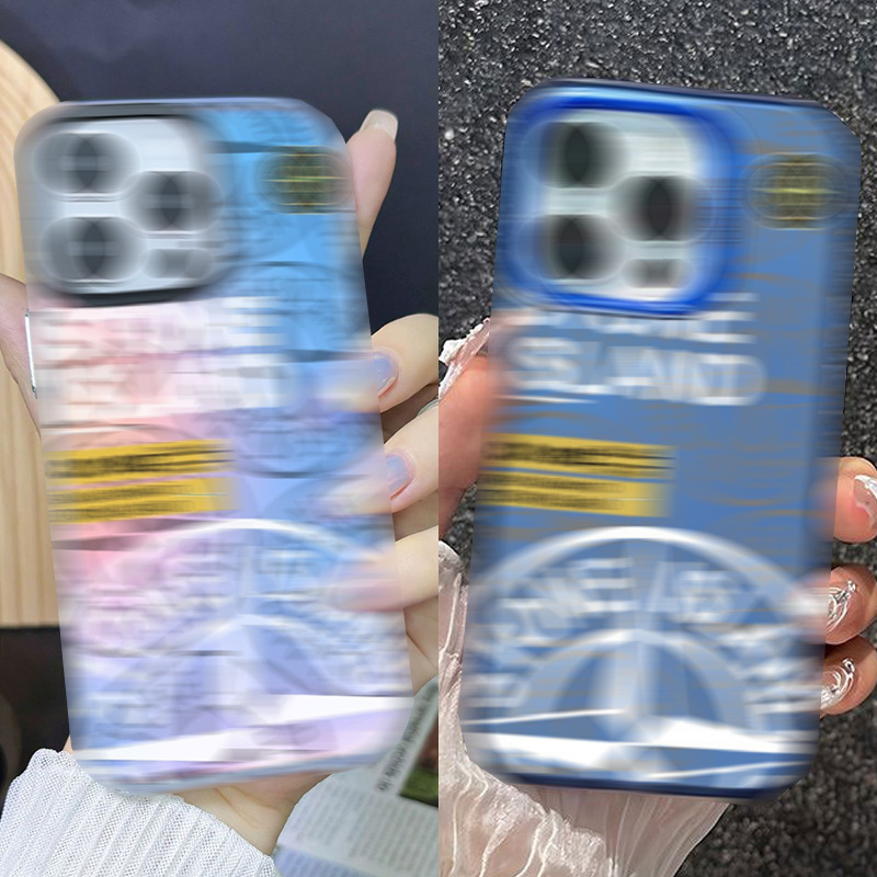 Cross-Border Trendy Brand Popular Iphone17Pro Mobile Phone Case 16/15 Laser Case 14 Apple 12 Anti-Fall 11Xsmax