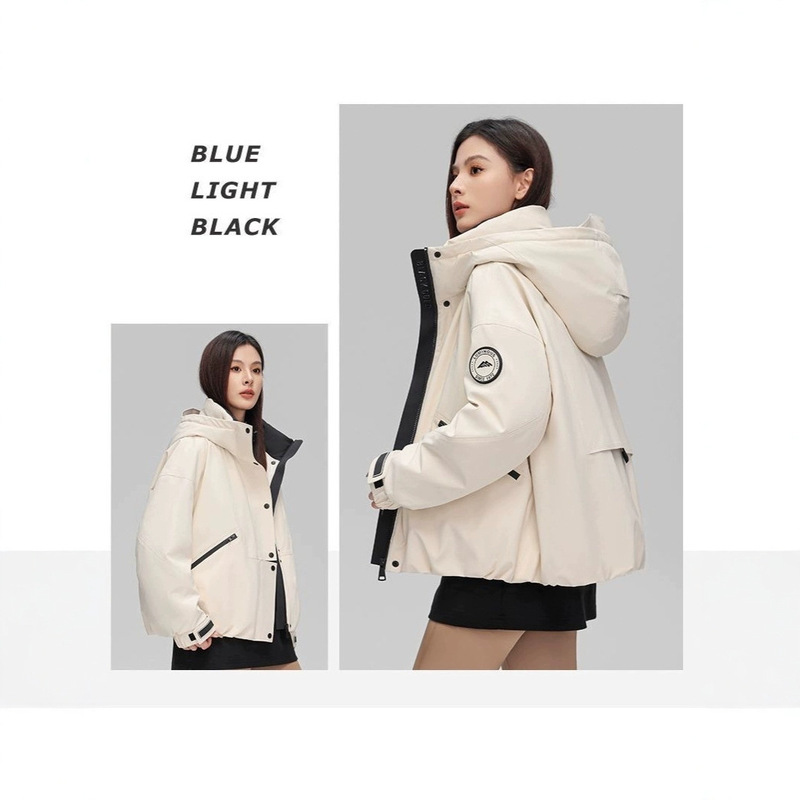 Duck Duck Same Style down Jacket for Women, New National Standard 90% Down, 2025 Winter New Hooded Short Parka Duck Duck Same Style down Jacket for Women, New National Standard 90% Down, 2025 Winter New Hooded Short Parka