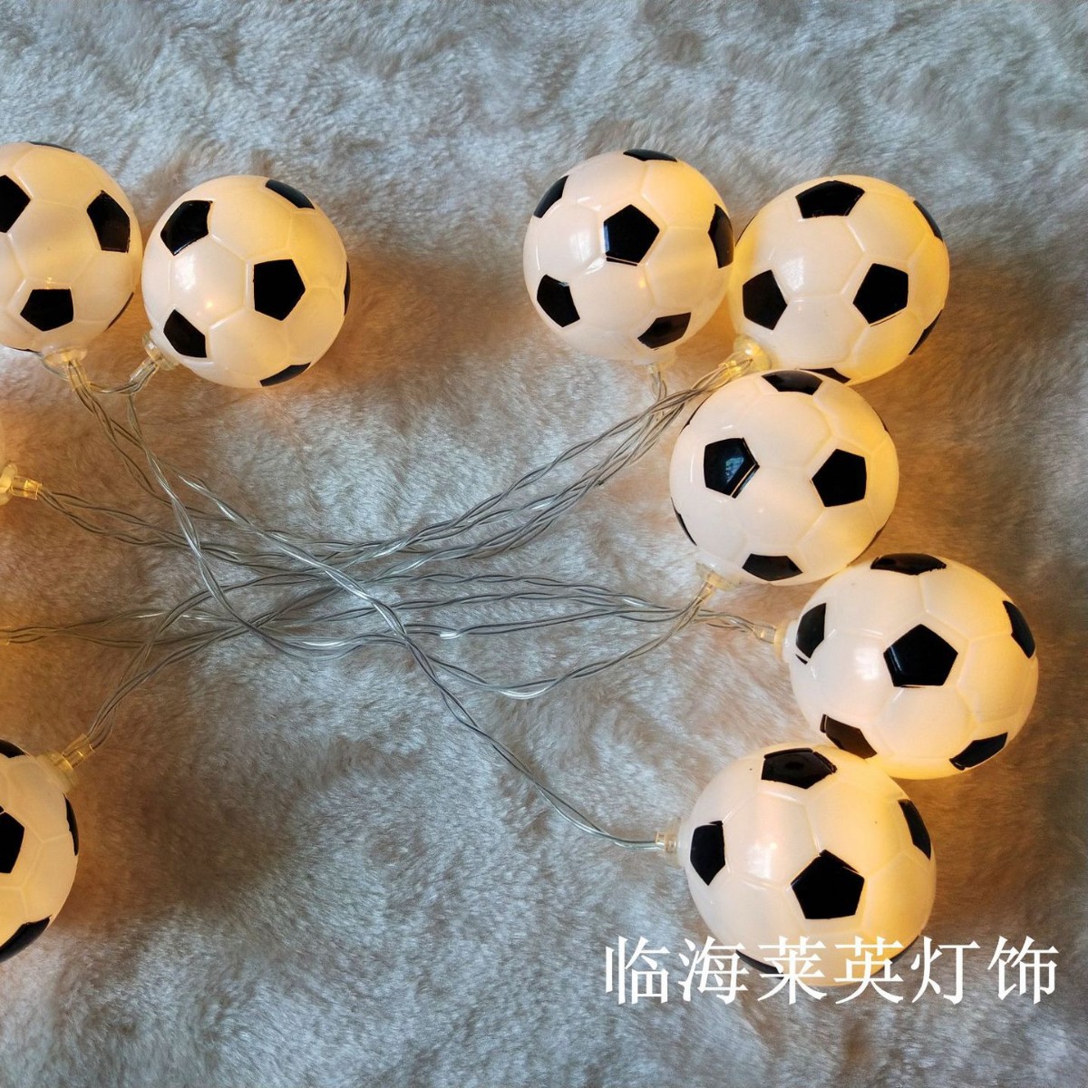 Fábrica directa led luces de cadena de fútbol Copa del Mundo tema bar KTV creativo luces decorativas