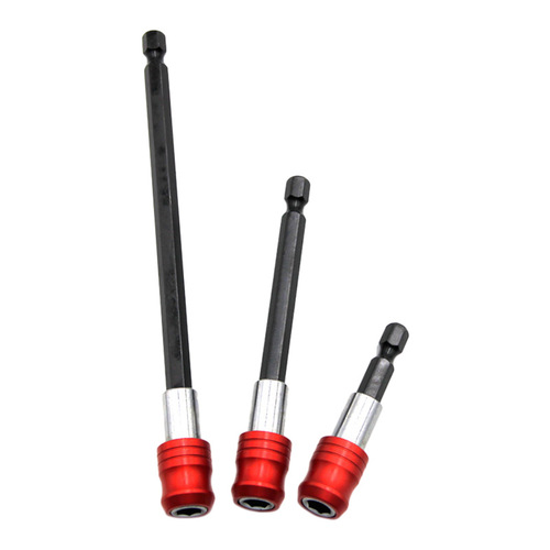 Red quick-release self-locking rod hexagonal handle bit extension rod power tool accessories wind screwdriver extension rod