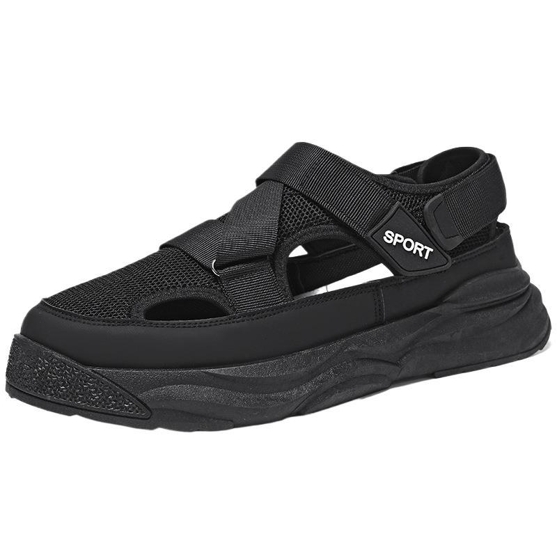 Zapatos con agujeros para hombres 2025 nuevo estilo de verano para ir al trabajo, papá, sandalias de conducción, zapatos de hombre, zapatillas de deporte, sandalias image 5