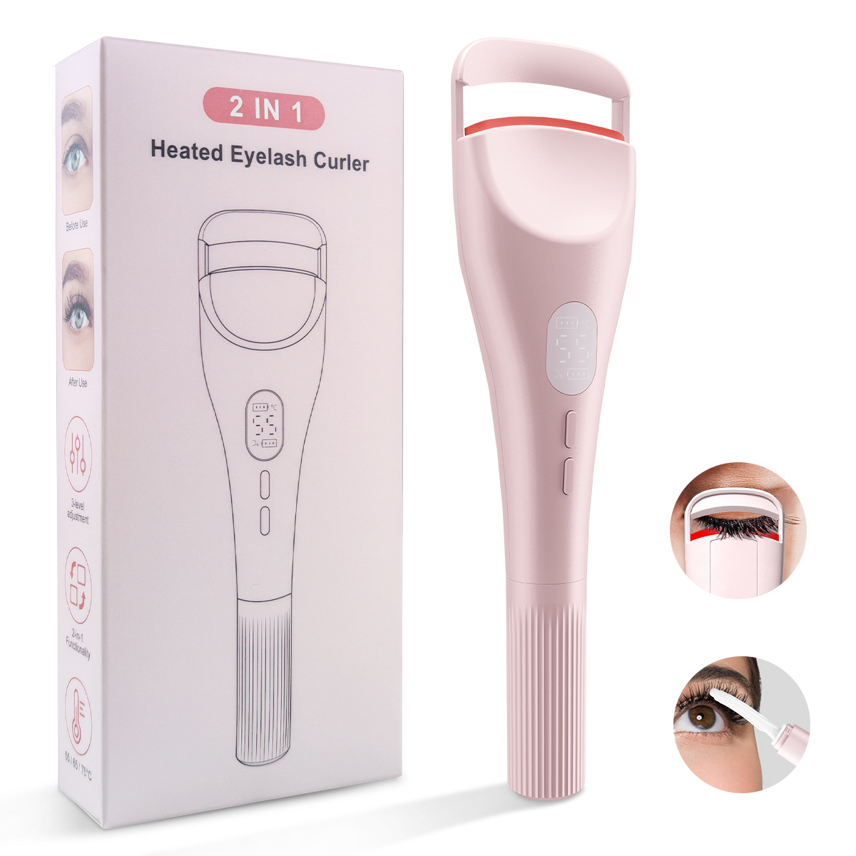 Electric Heated Eyelash Curler, Electric Eyelash Curling Device, 2026 New Model