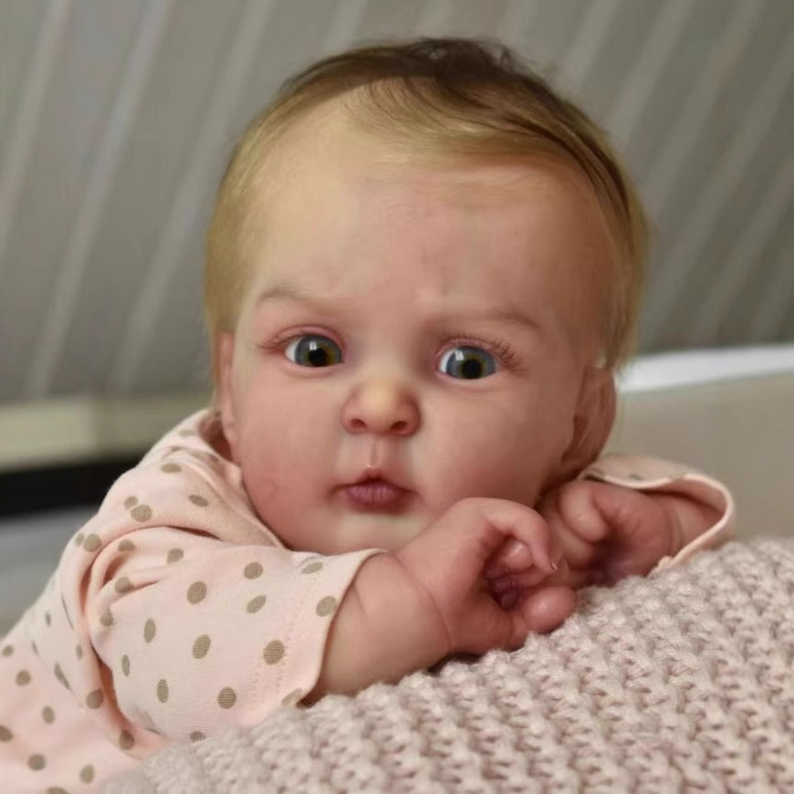 Muñeca Reborn Artesanal de 19 Pulgadas Jocy de Vinilo