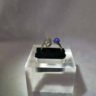 Natural Lapis Lazuli Ring Lazurite Fashion Jewelry Festive Gift Jewelry Ring Jewelry Decoration