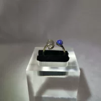 Лазурит кольцо Lazurite Натуральный лазурит модные украшения Подарки Ювелирные изделия Сильный блюз