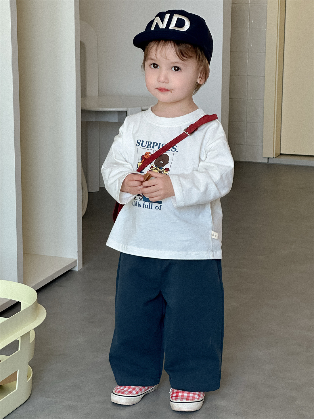 Conjunto de Ropa Infantil con Estampado de Dibujos Animados de Primavera, Estilo Coreano, Ropa de Primavera para Niños, Ropa de Primavera para Bebés 2026, Nueva Ropa de Primavera para Bebés