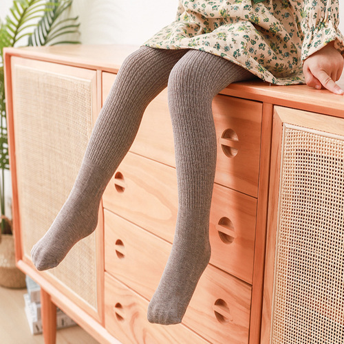 Girls' pantyhose autumn new children's leggings twist outer wear cotton one-piece medium thick leggings girls' pantyhose