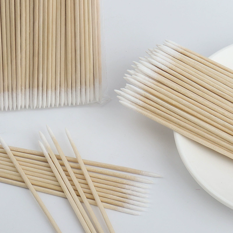Double-sided disposable cotton swabs for eyelashes, cosmetic cotton brush, wholesale