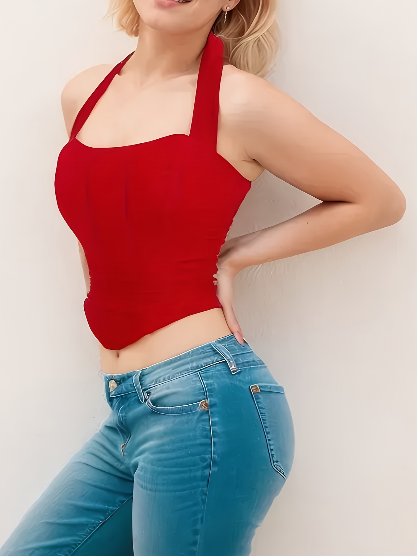 Nuevo hilo de malla transpirable doble cinturón de cuello damas para limpiar el pecho plástico chaqueta Aliexpress suministro transfronterizo al por mayor