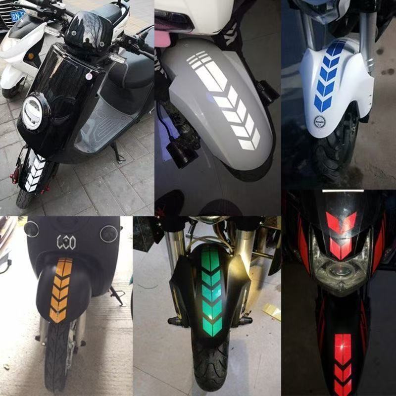 電動バイク反射ステッカーレーシングストリートランニングタートル牛迅英 GW250 黄龍 600 フロントフェンダーステッカー|undefined