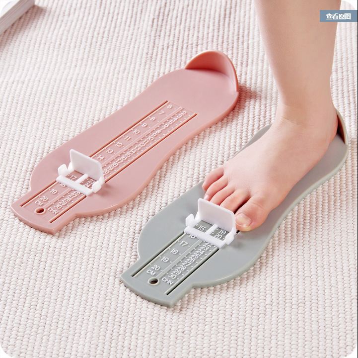 Baby foot length measurer, home-use children's foot measuring device, foot length measuring ruler, baby shoe measuring device for infants and children