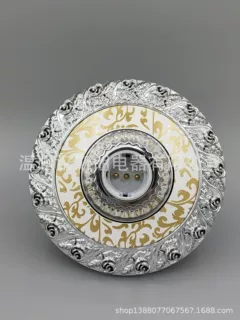 出口外贸螺口E27、B22灯头、灯座、塑料装饰彩色花式灯盘厂家直供
