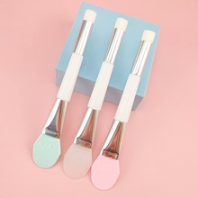 硅胶面膜刷双头洗鼻刷两用软毛化妆刷脸部泥膜刷涂抹工具美容美妆