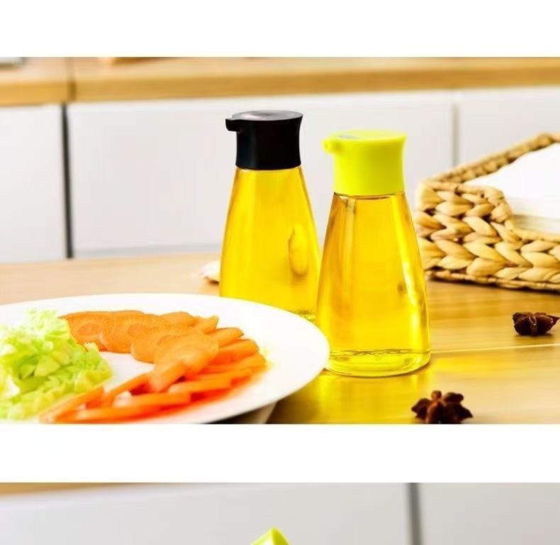 Yüksek kaliteli cam sirke şişesi sirke testisi ev mutfağı atıştırmalık dükkanı yemek masası soya sosu şişesi sirke şişesi baharat şişesi ticari sezam yağı şişesi özel kullanım