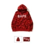 bape同款印花套头连帽衫
