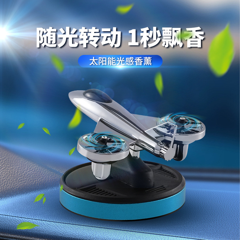 rotating airplane solar-powered