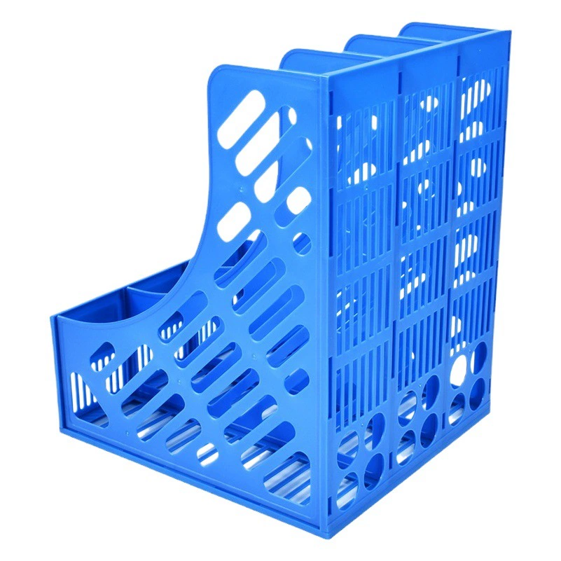 Высокая стойка для хранения файлов Многофункциональная папка для обработки данных Большая емкость утолщенная стойкая к падению настольная книжная полка