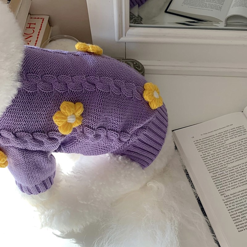 Jin Sanguis samme stil kat guld gradient efterårs- og vintertøj pullover varmt kæledyrstøj hundevest søde fotos