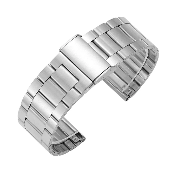 Silver-three-bead Huawei buckle strap
