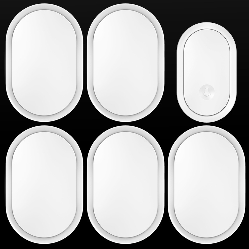 智能无线家用门铃接收器不用电池远距离电子遥控一拖五无线呼叫器