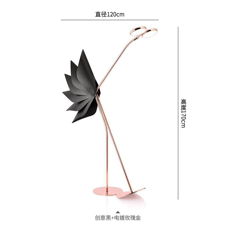 Lámpara de pie nórdica minimalista para sala y hotel, diseño moderno de alta gama