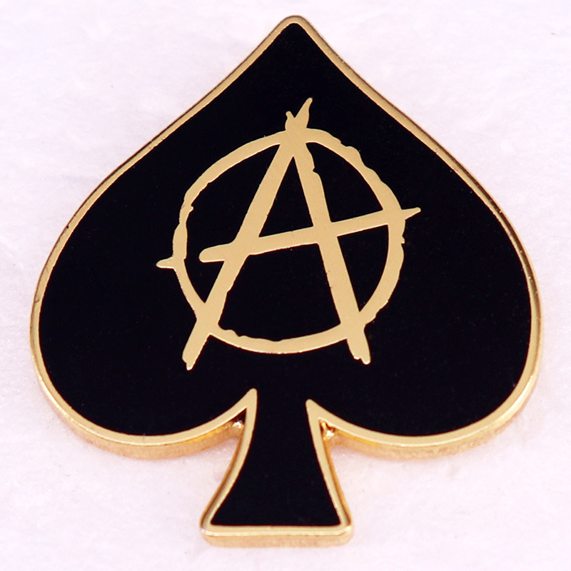 Black Peach a enamel pin punk band logo brooch badge fashion jewelry gift