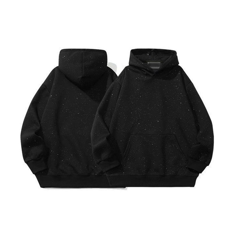 Oversize'owa bluza Maillard z kapturem dla mężczyzn i kobiet, wiosenna i jesienna amerykańska marka modowa w stylu retro, para, kurtka w stylu para_voghion.com