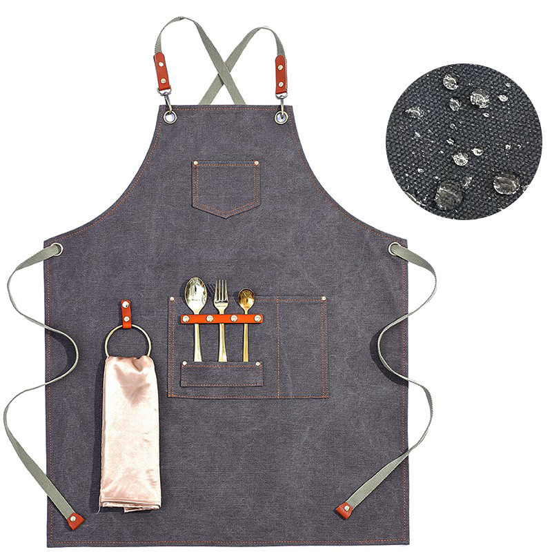 Cinta lona impermeable gruesa negro y gris anillo colgante