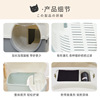 Splash -proof sand long channel cat sand pot full -closed corridor cat toilet large deodorant cat shit basin spot wholesale