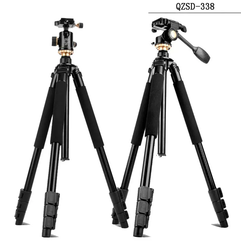 轻装时代Q338铝合金单反相机三脚架便三角架测温仪支架三脚架云台
