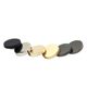 Button wholesale in stock metal flat button knitted suit jacket shirt decorative buckle clothing accessories buckle
