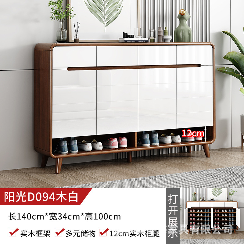 中国式の靴棚の入り口の玄関棚の家庭用の入り口の靴の台所の高級な客間の収納の一体棚のロッカー