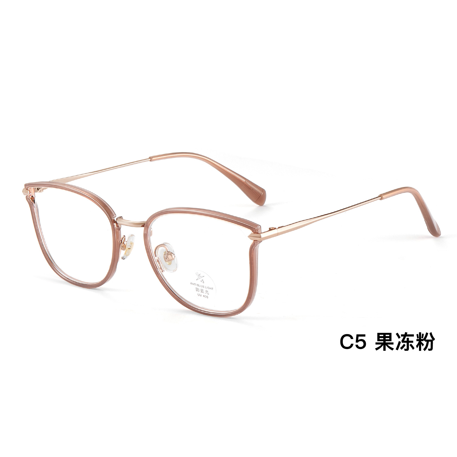 Marco de espejo de miopía anti-luz azul de ojo de gato de viento ins Diseño de ojo de gato hueco europeo y americano Danyang gafas disponibles al por mayor