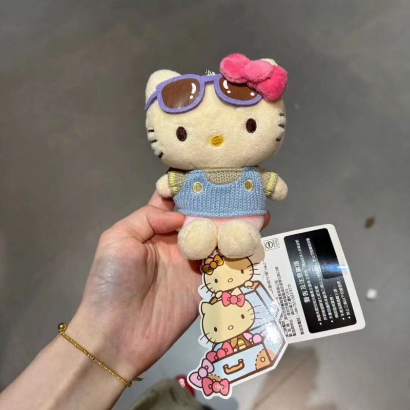 毛衣哈喽hellokitt挂件包包钥匙书包公仔kt猫毛绒可爱饰品hallo