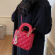 2025 spring new style daffy bag ladies casual handbag niche texture fashion versatile shoulder messenger bag