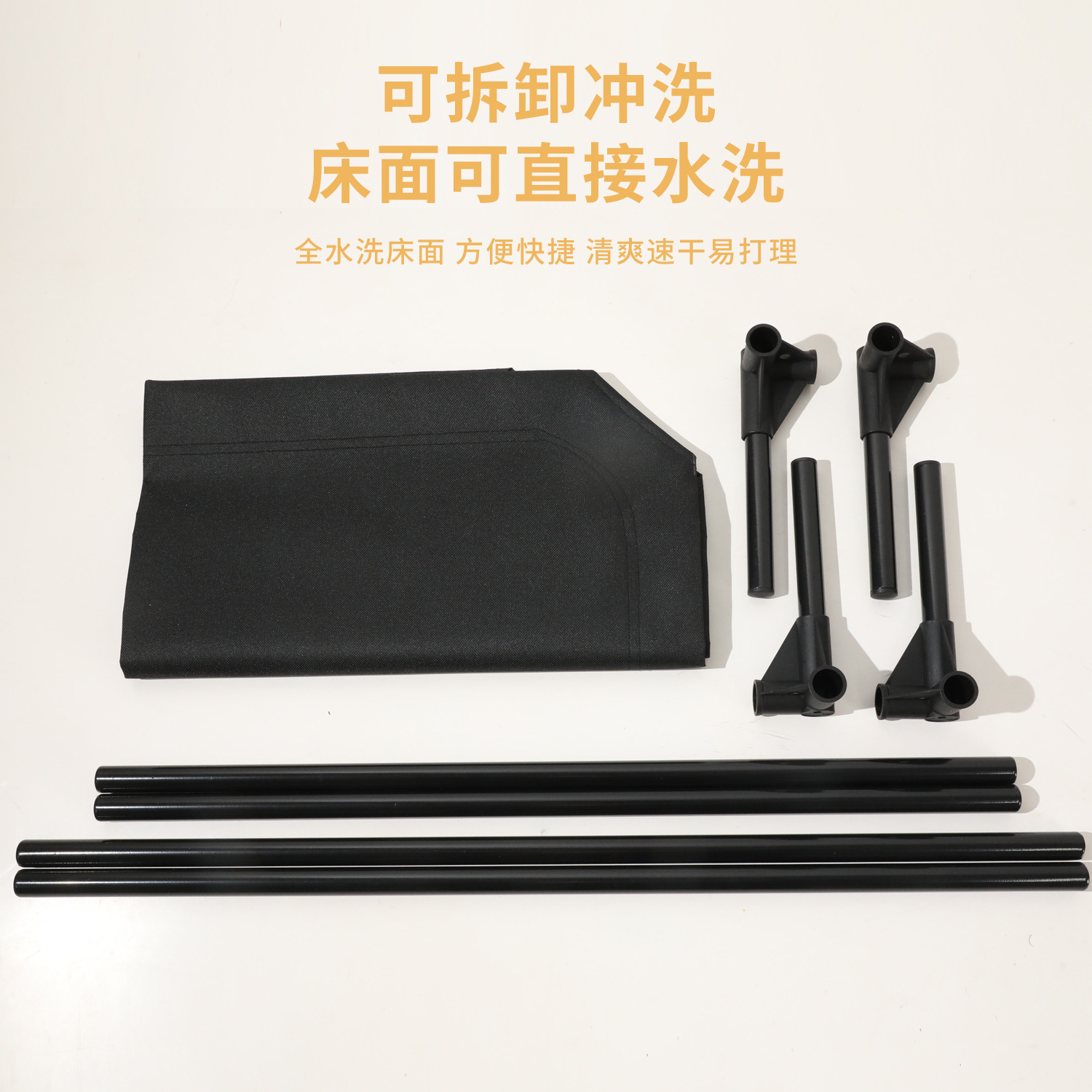 Z cuatro estaciones mascota general cama de metal a prueba de humedad tela oxford nido de gato portátil desmontable hamaca de perro grande