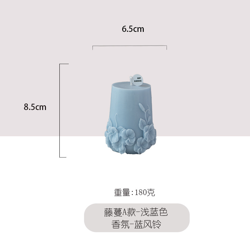 Velas aromáticas con forma de vid, adornos decorativos, recuerdos, venta al por mayor, productos artesanales de alta gama populares