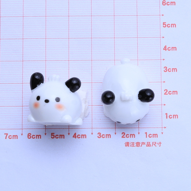 Mentir pequeño animal superficie brillante Nueva joyería de DIY refrigerador etiqueta engomada de la taza de agua accesorios de resina de material de joyería