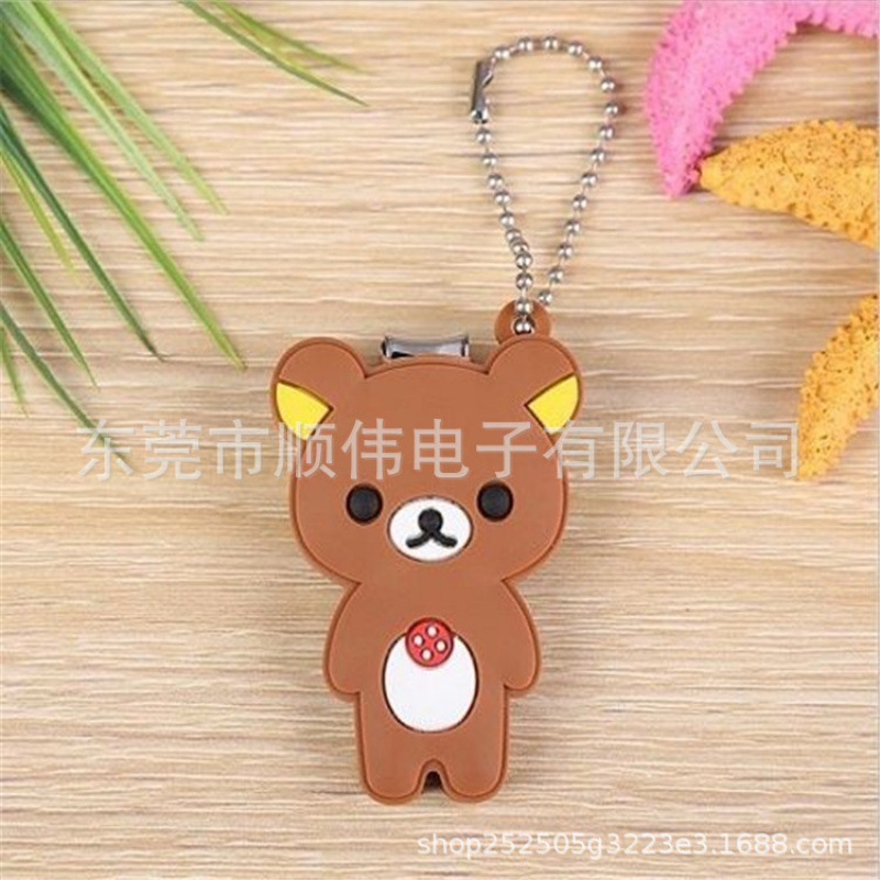 工厂直销硅胶指甲钳套 卡通指甲钳 硅胶滴胶指甲钳 指甲钳套