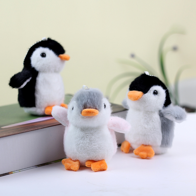4 inch plush toy wholesale penguin small pendant keychain pendant doll machine penguin doll small gift for children 4 inch plush toy wholesale penguin small pendant keychain pendant doll machine penguin doll small gift for children